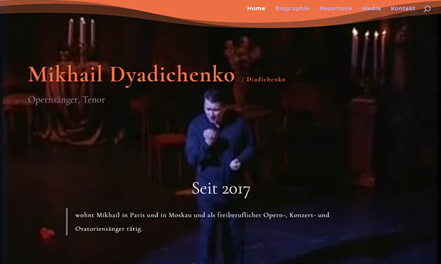 Mikhail Tcherepanov (Dyadichenko), Opernsänger, Tenor